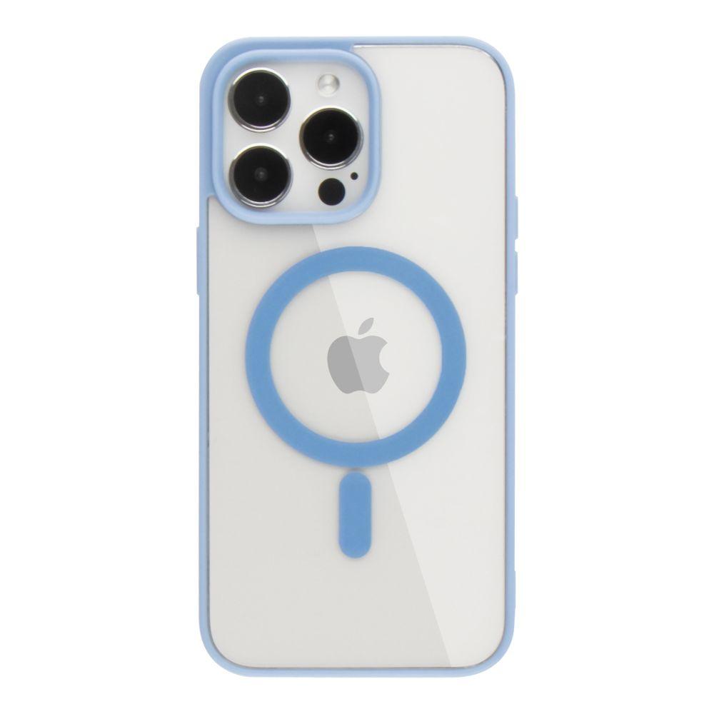 Чохол NEW TPU Color with Magsafe для iPhone 14 Pro Max Колір Sierra Blue, фото 1