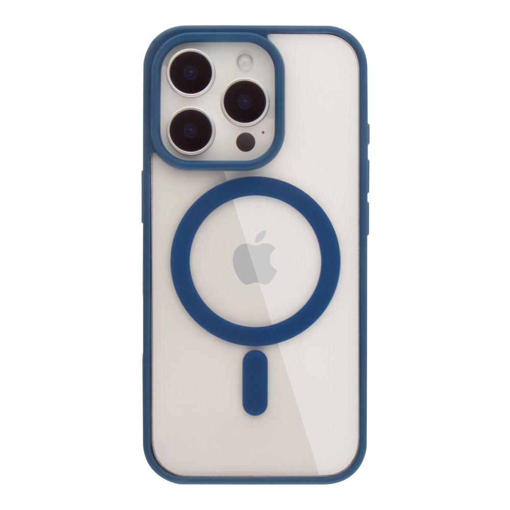 Чохол NEW TPU Color with Magsafe для iPhone 16 Pro Max Колір Navy Blue