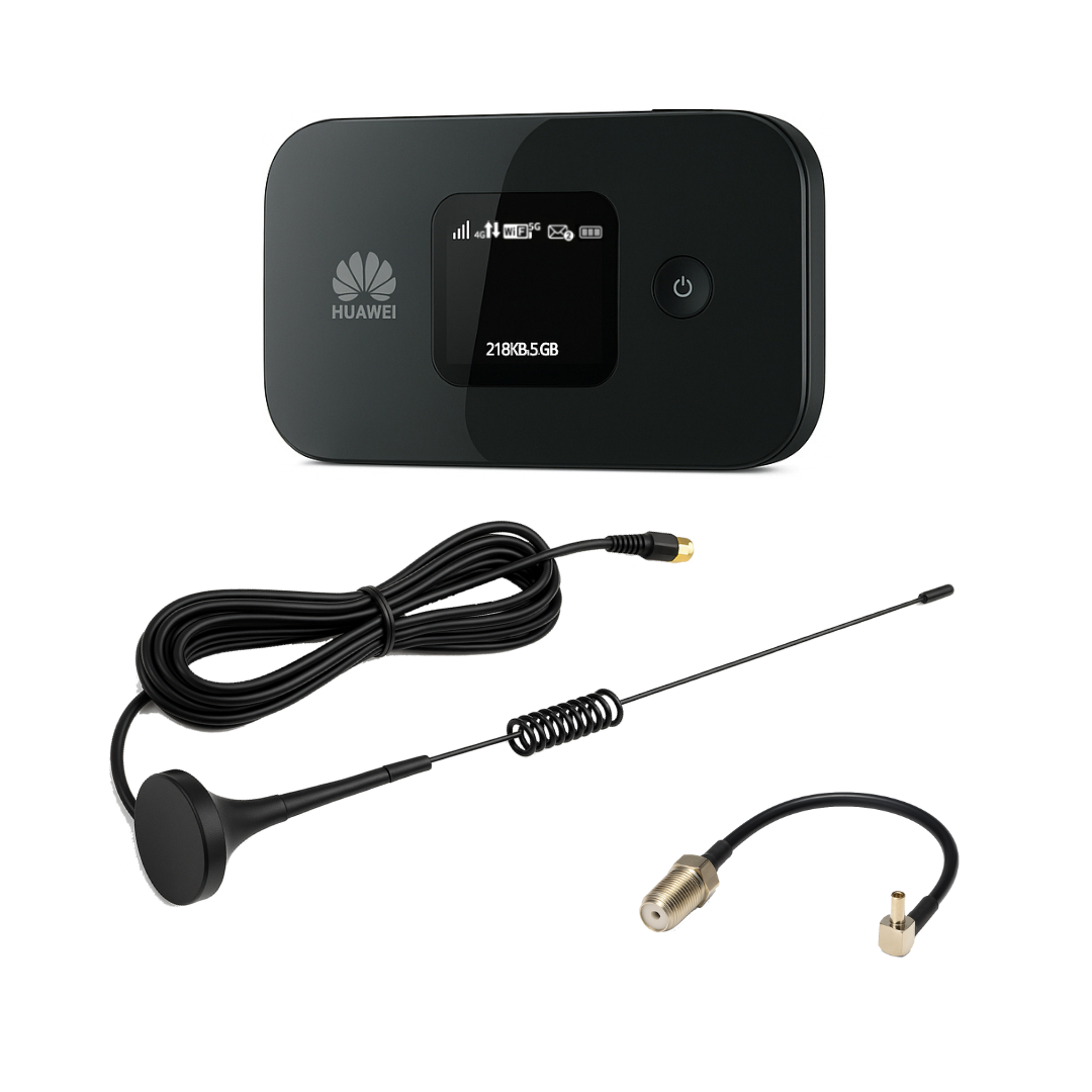 3G/4G авто комплект Роутер Huawei E5577s-321 з АКБ + автомобільна антена 7 Дб