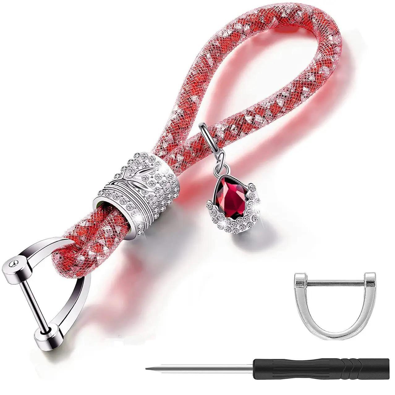 Брелок для автоключів із серцем червоне, фото 1