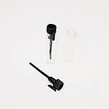 Флакон для пробників El Studio (фіолка) чорний ковпачок 1 мл, фото 4