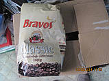 Міцна смачна кава робуста в зернах Bravos Classic 1 кг Бравос Угорщина Оригінал, фото 2
