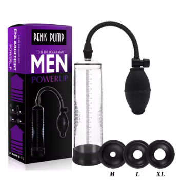 Насос для збільшення пеніса Вакуумний подовжувач члена Збільшення довжини пеніса Ручна помпа для збільшення члена