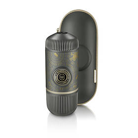 Портативна еспресо-кавоварка Wacaco Nanopresso темно-сіра з чохлом