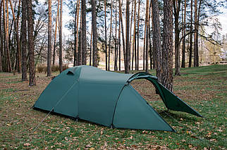 Тримісний намет Totem Carriage 3 v2 | Універсальна палатка з просторим тамбуром збільшеної довжини і одним входом для туризму, фото 4