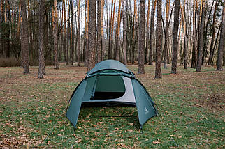 Тримісний намет Totem Carriage 3 v2 | Універсальна палатка з просторим тамбуром збільшеної довжини і одним входом для туризму, фото 5