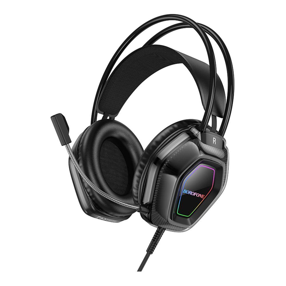 Ігрові навушники Borofone BO110 Fight Колір Чорний, фото 1