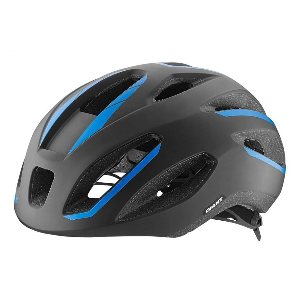 Велошлем Giant Strive мат.чорн/син M/55-59см (GT)