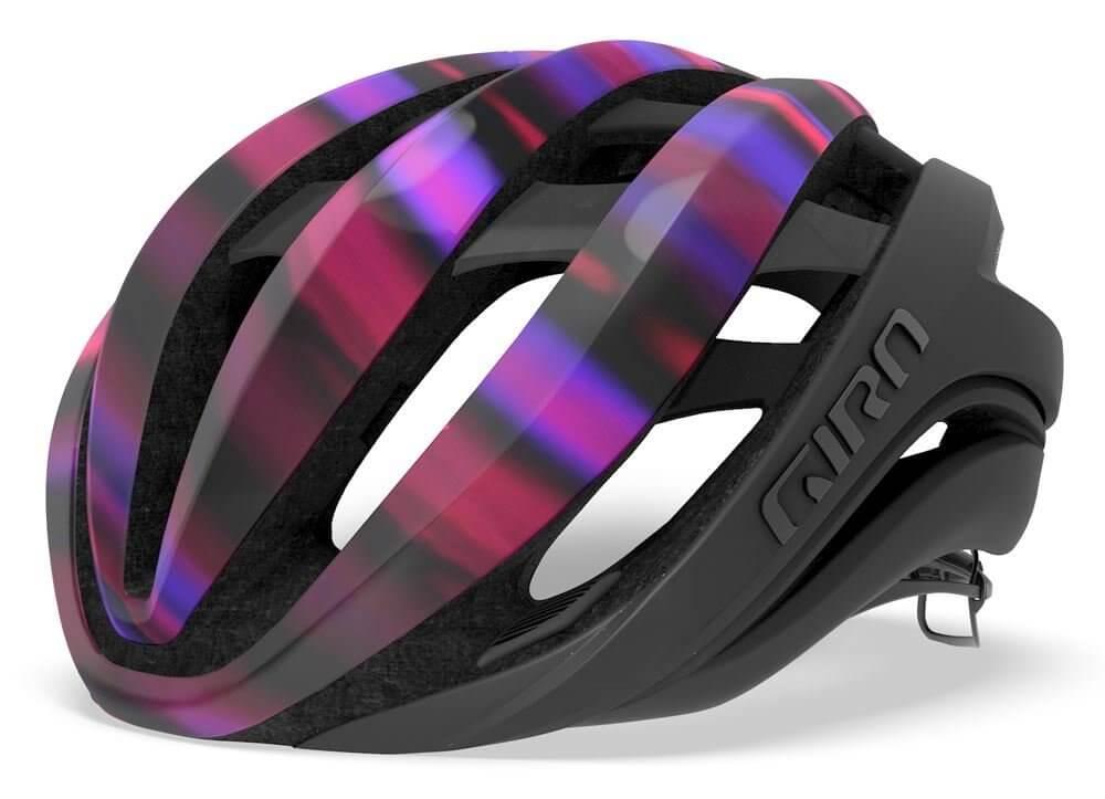 Велошлем Giro Aether MIPS мат.чорн/електр фіол M/55-59cм (GT)