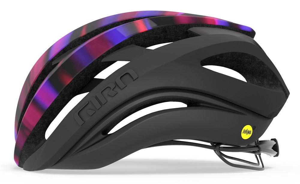 Велошлем Giro Aether MIPS мат.чорн/електр фіол M/55-59см (GT)