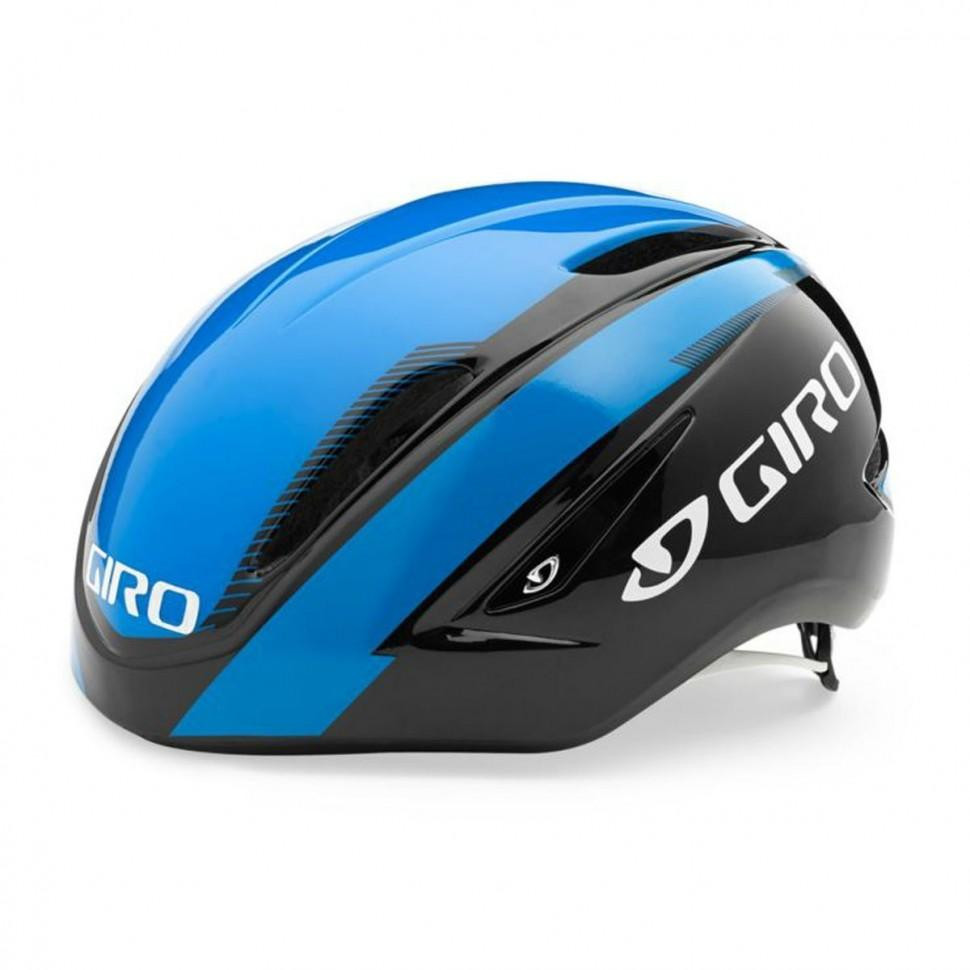 Велошлем Giro Air Attack син/чорн M/55-59см (GT)