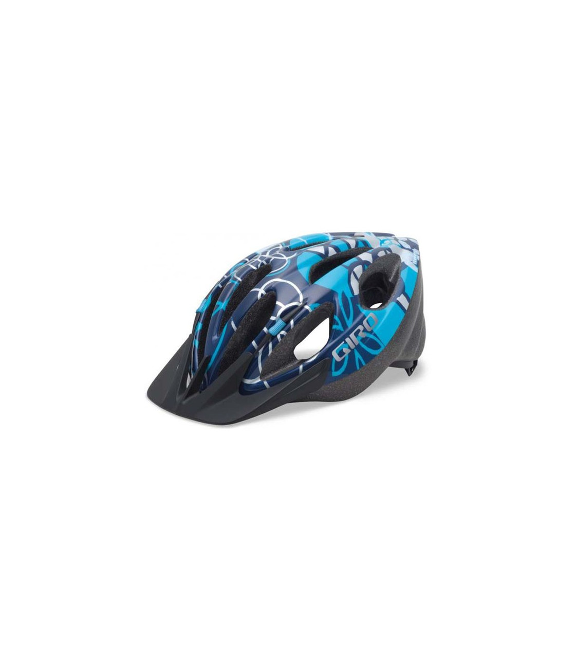 Велошлем Giro Flurry т.син/бірюз UY/50-57см (GT)
