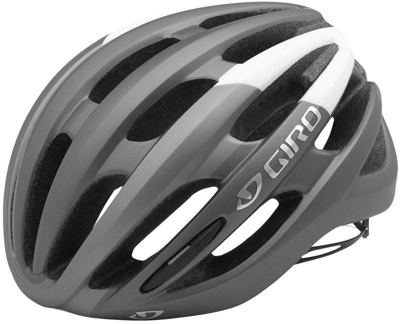 Велошлем Giro Foray мат.титан/біл M/55-59см (GT)