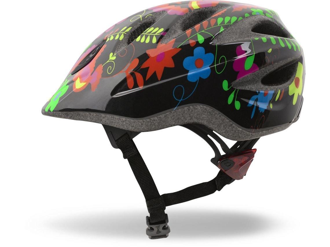 Велошлем Giro Rascal чорн/квіти ML/50-54см (GT)