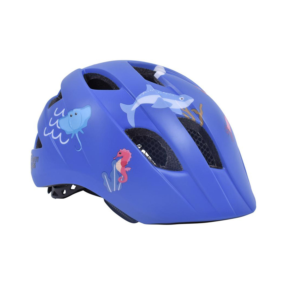 Велошлем Safety Labs Dino LED син S/48-54см (GT)