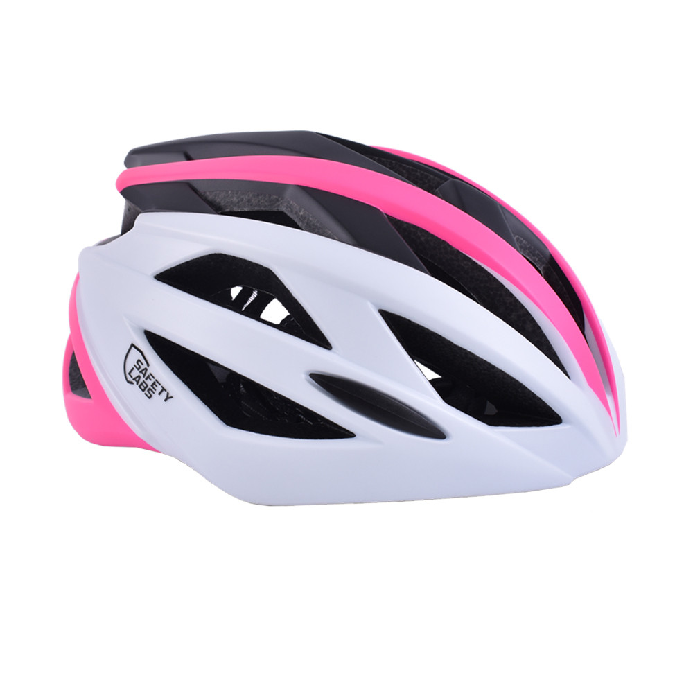 Велошлем Safety Labs Xeno мат.рож/біл S/51-55см (GT)