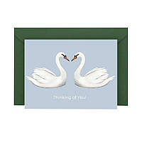 Листівка з конвертом Лебеді СS-GS-002 ХІТМАРТ