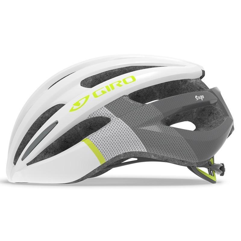 Велошлем жін Giro Saga біл/жовт M/55-59см (GT)