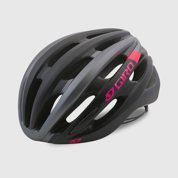 Велошлем жін Giro Saga мат.чорн/рож M/55-59см (GT)