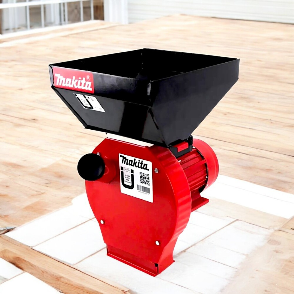 Зернодробилка Makita EFS 4200 4.2 кВт 280 кг/год Подрібнювач Макіта для зерна і качанів кукурудзи Кормодробилка, фото 1