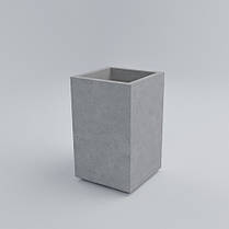 Вазон бетонний Сідней S 57x35x35 см, вуличний садовий, фото 3
