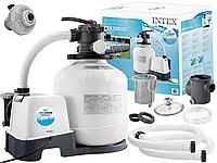 Intex 26680 10000 л/год 11 г хлору Пісочний фільтр насос хлоргенератор, фото 3