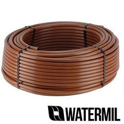 Труба крапельна WATERMIL DRIP PC 2.2 Л/Г/1,2 мм (33 см), коричнева двошарова з компенсацеєю бухта 100 м