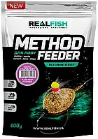 Прикорм Real Fish Method Feeder Кальмар-Клюква 0.8kg