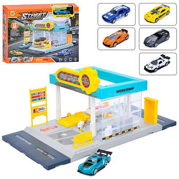 Іграшковий Гараж з машинками 22 деталі MH-172 G-Rich