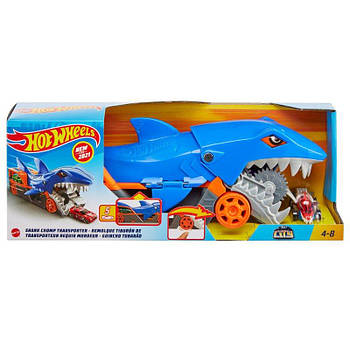 Ігровий набір Hot Wheels Вантажівка-транспортер Акуля паща GVG36
