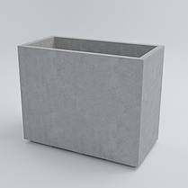 Вазон бетонний Сідней M 57x70x35 см, вуличний садовий, фото 4