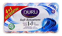 Туалетное мыло Duru Soft Sensations 1+1 Крем & Морские минералы 5 х 90 г. - 450 г.