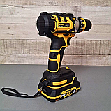 Ударний дриль-шуруповерт 36V 6AH DeWALT DCD996P1 Акумуляторний шуруповерт в кейсі Професійний шуруповерт, фото 5