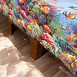 Скатертина-клейонка «Декорама Море» 140 см — на метраж, малюнок підводний світ, фото 2