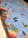 Скатертина-клейонка «Декорама Море» 140 см — на метраж, малюнок підводний світ, фото 7