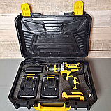 Ударний дриль-шуруповерт 36V 6AH DeWALT DCD996P1 Акумуляторний шуруповерт в кейсі Професійний шуруповерт, фото 10