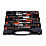 Набір столярних стамесок 250 мм 6-38 мм для різьблення по дереву 6 шт Kraft&Dele KD11772, фото 5