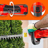 Акумуляторний тример для стрижки живоплоту з лазерним різанням 20 в Maltec 111400, фото 6