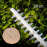 Акумуляторний тример для стрижки живоплоту з лазерним різанням 20 в Maltec 111400, фото 7