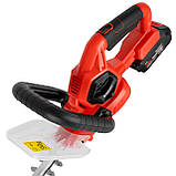 Акумуляторний тример для стрижки живоплоту з лазерним різанням 20 в Maltec 111400, фото 9