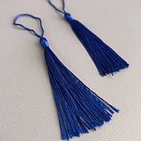 Декоративні китиці для рукоділля 13 см - електрик