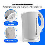 Електрочайник білий Clatronic WK 3462, фото 4