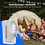 Електрочайник білий Clatronic WK 3462, фото 7