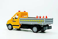 Машинка Wenyi Дорожня служба з дорожніми знаками, 25 см, жовта WY593A, фото 5