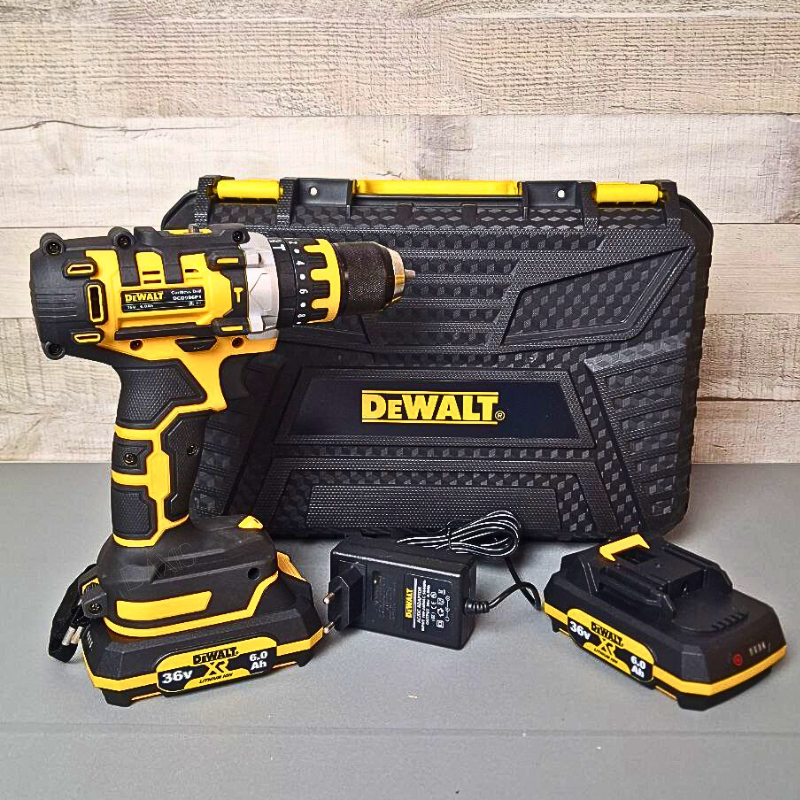 Шурупокрут в пластиковому кейсі DeWALT DCD996P1 Акумуляторний ударний шуруповерт 36V6AH Ударний шуруповерт, фото 1