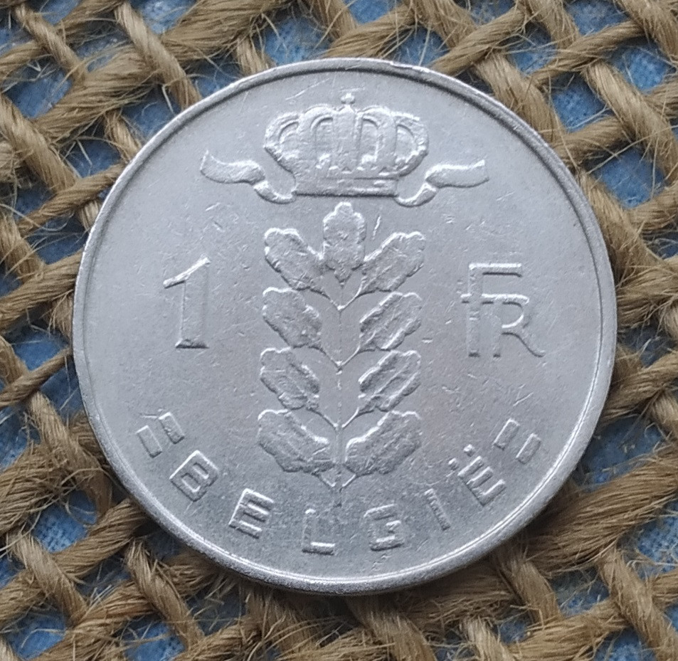 1 франк 1962 року. Бельгiя