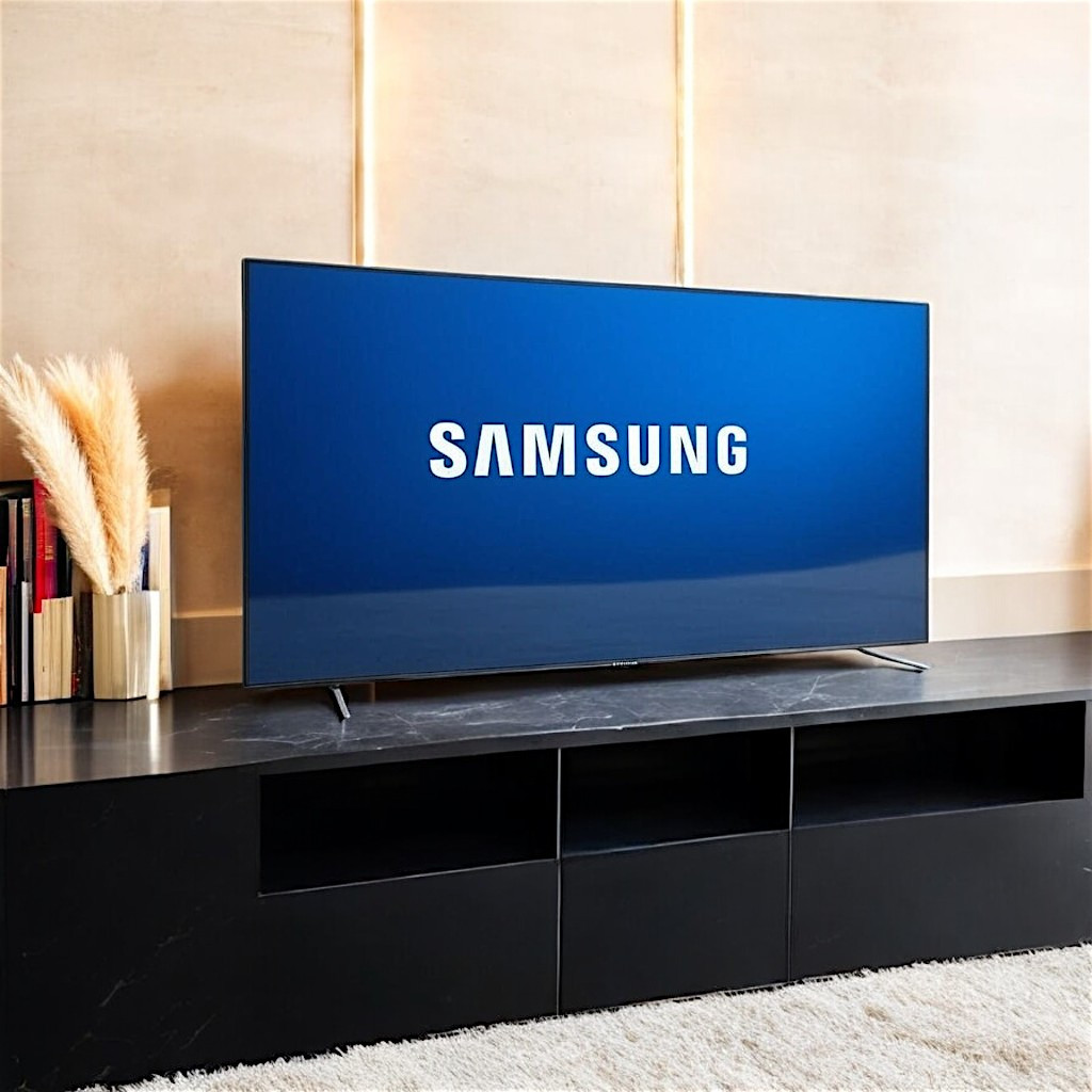 LED телевізор Samsung 42 дюйма Smart TV 4K UHD DVB-T2 DVB-C Android 14 Голосове управління Bluetooth Wifi