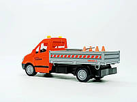 Машинка Wenyi Дорожня служба з дорожніми знаками, 25 см, помаранчева WY593B, фото 6