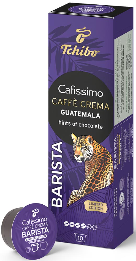 Кава в капсулах Caffitaly Tchibo Cafissimo Cafe Crema Guatemala 10 капсул, фото 1