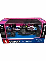 Колекційна Модель Bburago F1 Alpine A524 Pink / 2024 Season Model Car 1/43 #10 Gasly